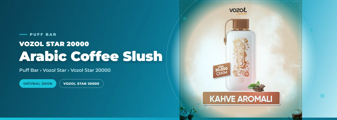 Vozol Star 20000 Arabic Coffee Slush
