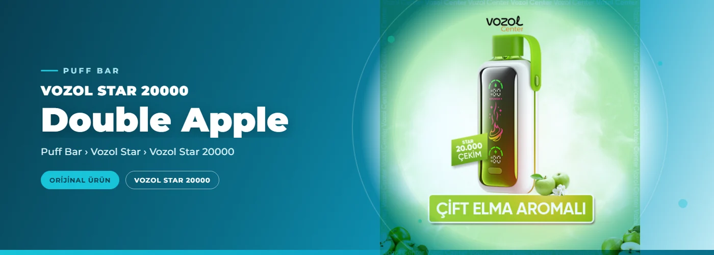 Vozol Star 20000 Double Apple
