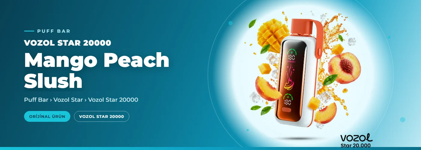 Vozol Star 20000 Mango Peach Slush