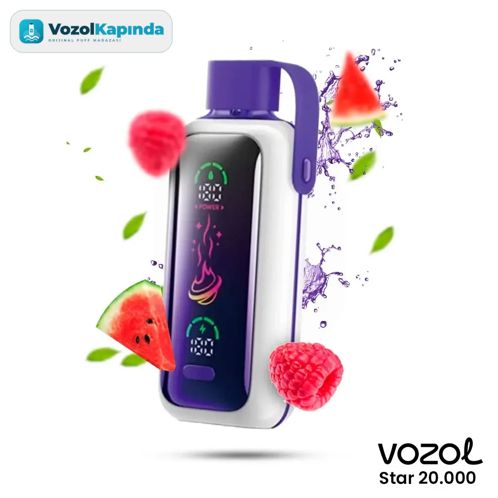 Vozol Star 20000 Rasberry Watermelon