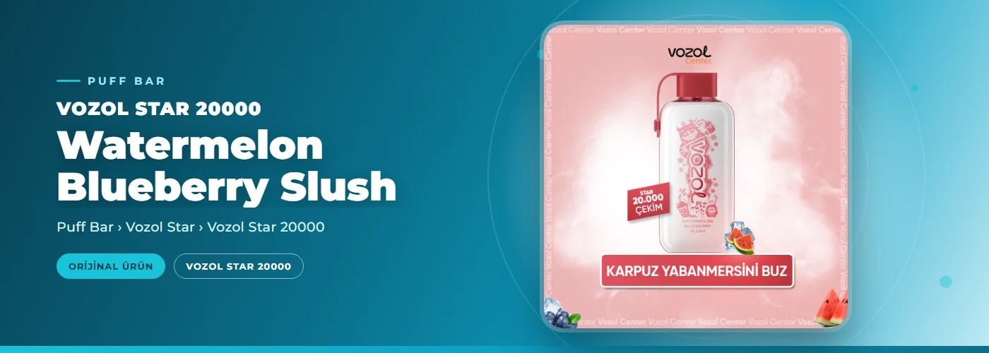 Vozol Star 20000 Watermelon Blueberry Slush