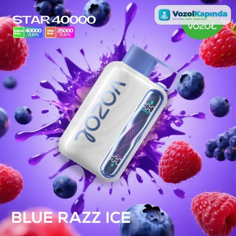 Vozol Star 40000 Bluerazz Ice