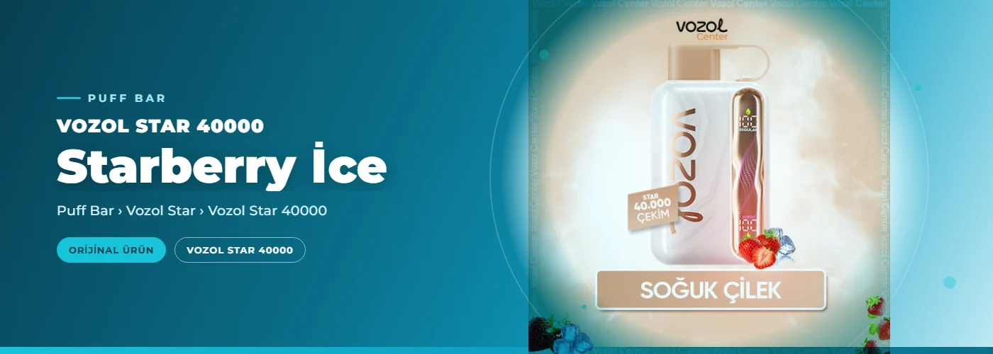 Vozol Star 40000 Starberry İce