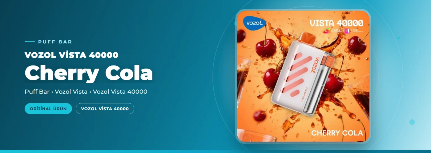 Vozol Vista 40000 Cherry Cola