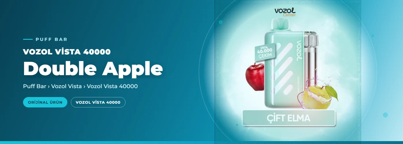 Vozol Vista 40000 Double Apple
