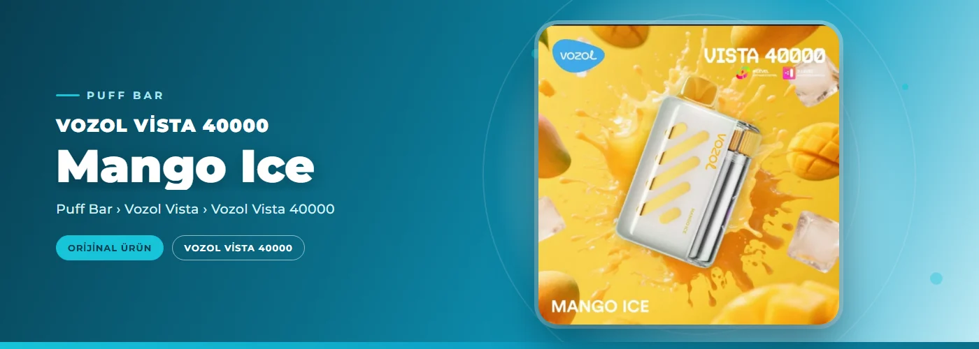 Vozol Vista 40000 Mango Ice