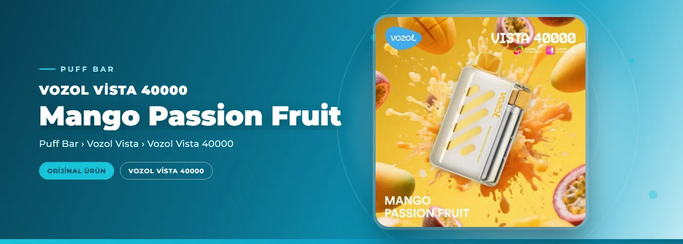 Vozol Vista 40000 Mango Passion Fruit