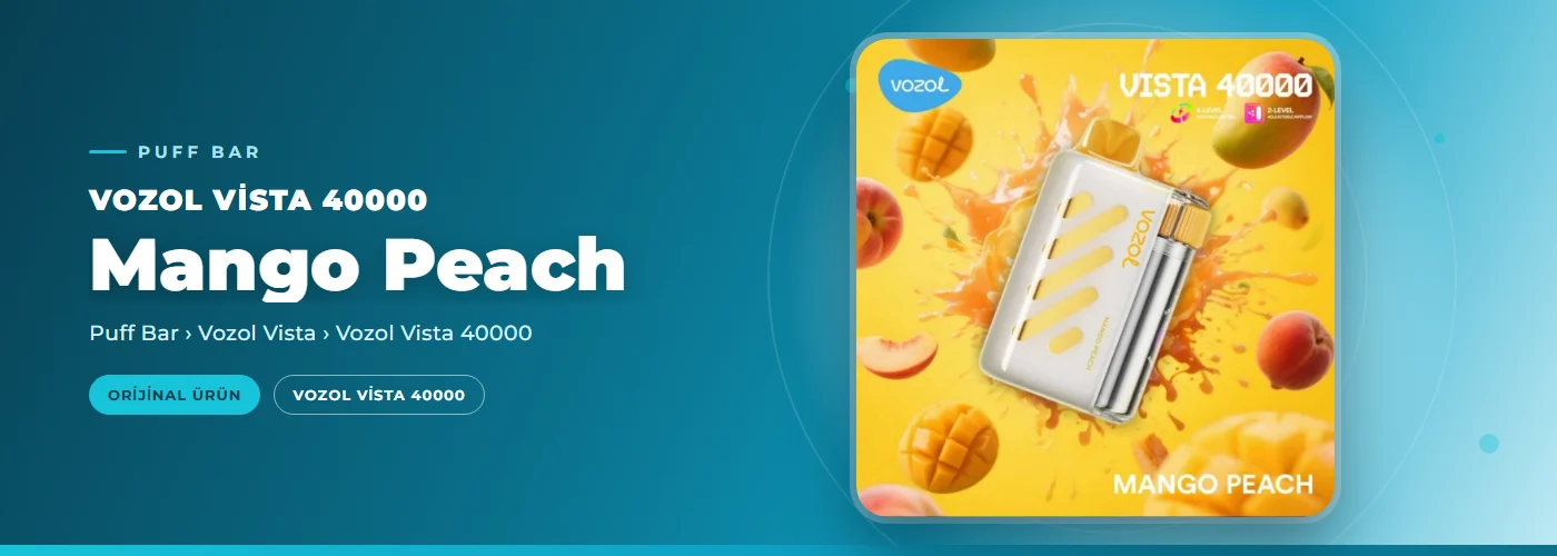 Vozol Vista 40000 Mango Peach