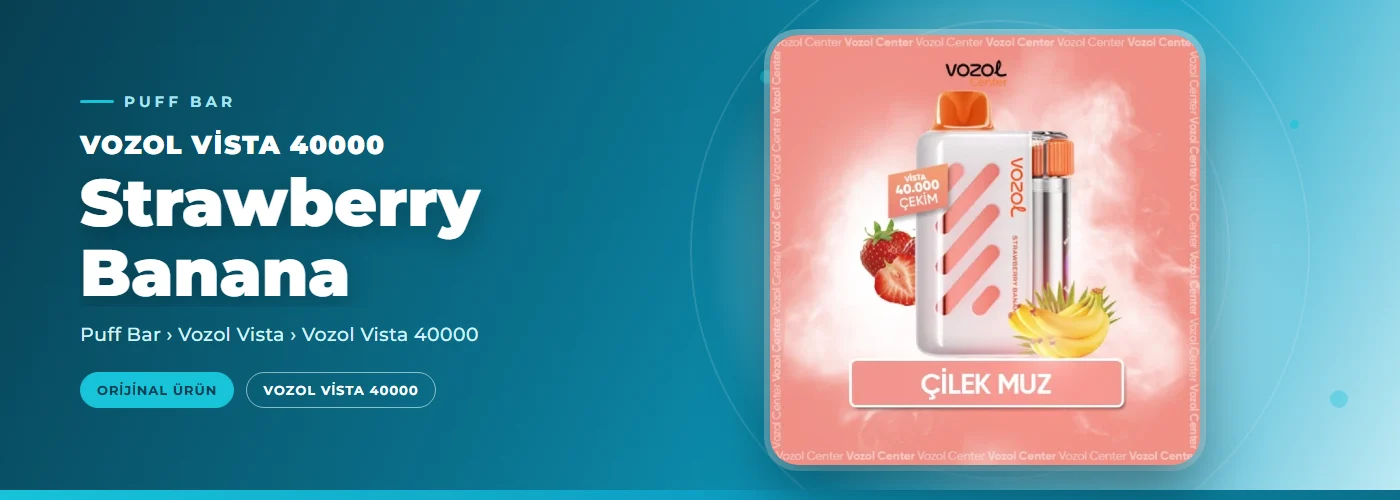 Vozol Vista 40000 Strawberry Banana