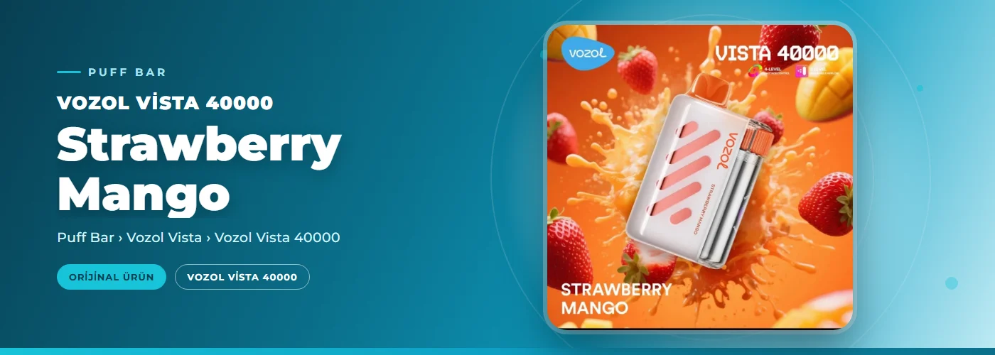 Vozol Vista 40000 Strawberry Mango