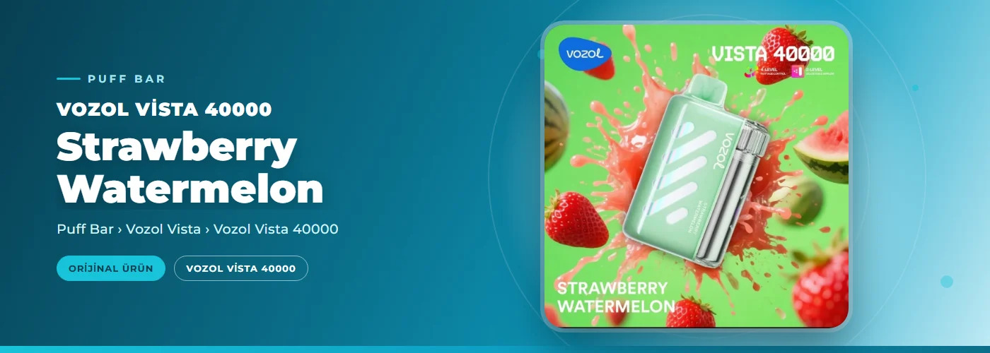 Vozol Vista 40000 Strawberry Watermelon