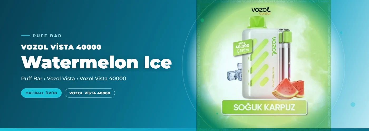Vozol Vista 40000 Watermelon Ice